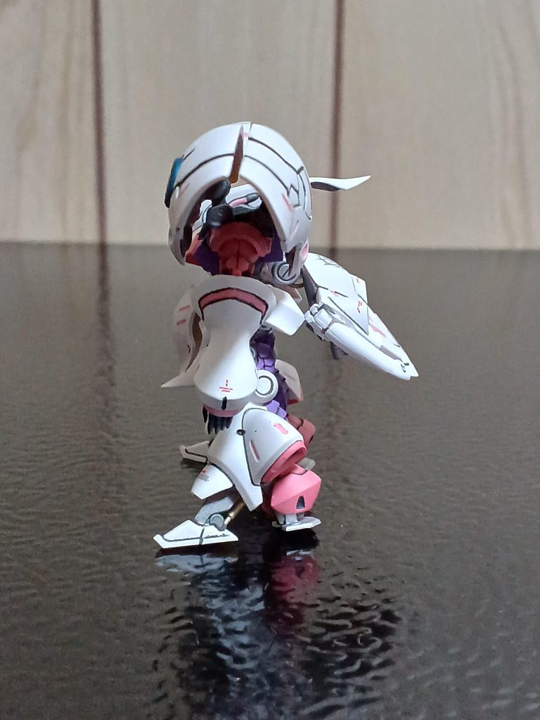 左サイドから。右腕と比べて、比較的消せてるかな❔