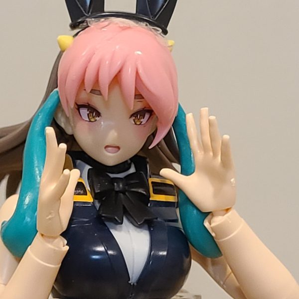 ういにんぐふみな & すーぱーふみな、はいぱーギャン子のミキシング中です。(;´д｀)なんか説明クサいのぉ。。。ヘッドは30MSやメガミデバイス、ラムちゃんのキットを使用。塗装を予定してますが、肌色面積が増えるので削除されないようにガンバります！汗(;´д｀)じゃあ塗るなっつーの！（4枚目）