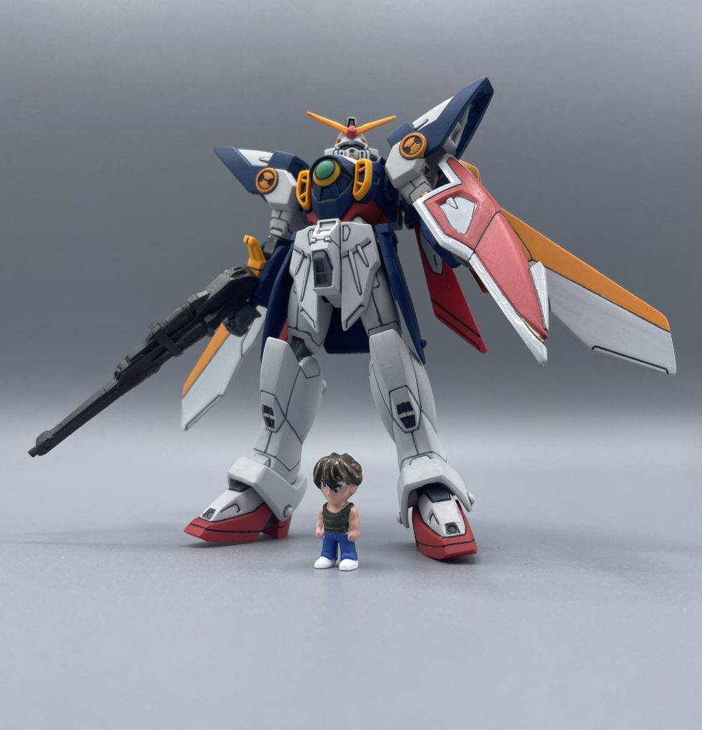 Feat. 1/144 旧キット  この旧キットは、下からの煽りアングルが本当にカッコイイ!この2ショットは、なかなか絵になる気がします。まさに、Just Wild Be Communicationです!(?) このキットはウイングコンにエントリーしております。是非、応援よろしくお願いします‼(^_^)v ↓↓https://gumpla.jp/old/2193821