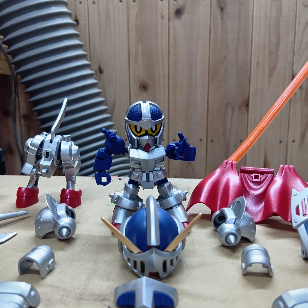 レジェンドBBバージョンパーツが細かく分かれていたので色の塗分けも旧キットよりもかなり楽でした。