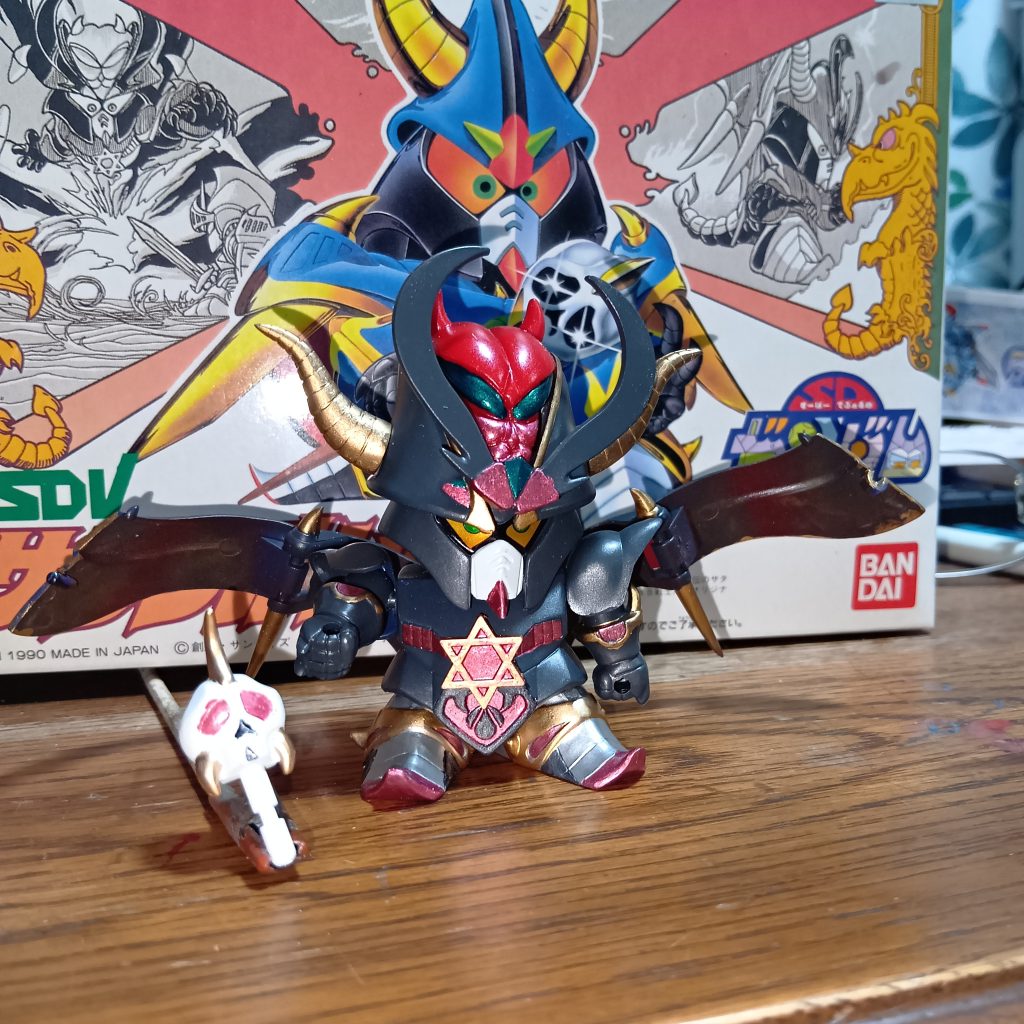 ブラックドラゴンモード🐲写真を撮るとき、なぜか杖の部分が紛失。後々、なぜか息子の机で発見💦