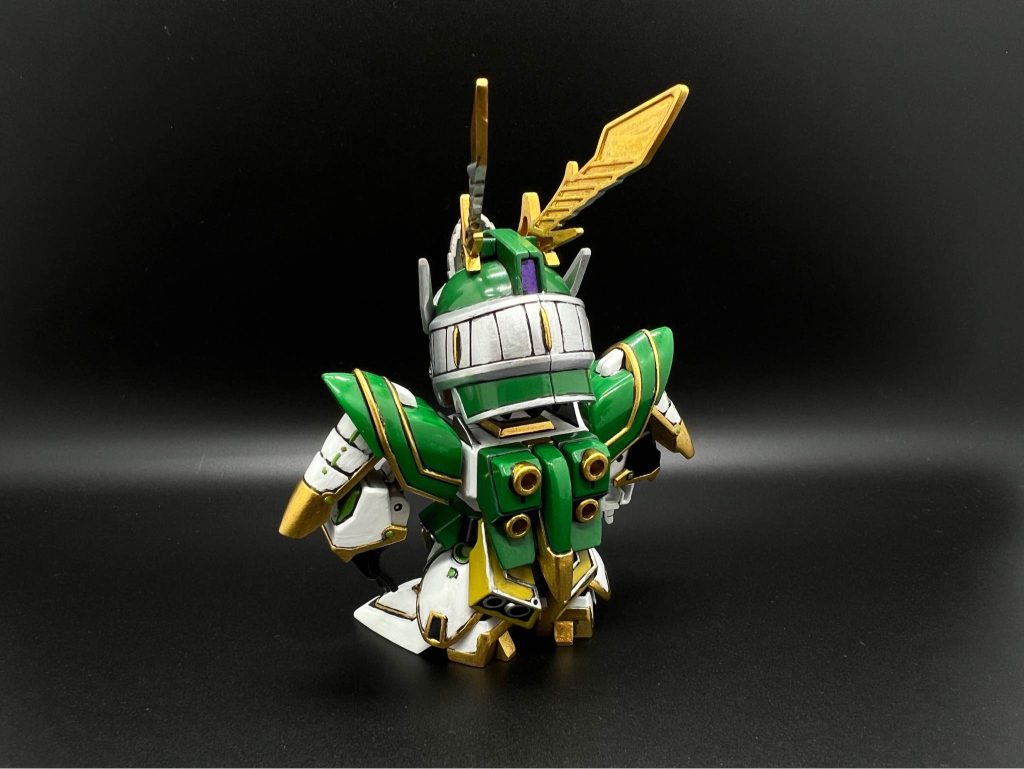 筆塗り全塗装 SDガンダム三国伝 – 孔明リ・ガズィ (真三國無雙color ver.)–3枚目/制作者：KaTim