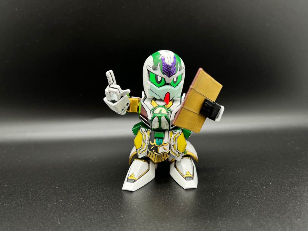 筆塗り全塗装 SDガンダム三国伝 – 孔明リ・ガズィ (真三國無雙color ver.)–8枚目/制作者：KaTim