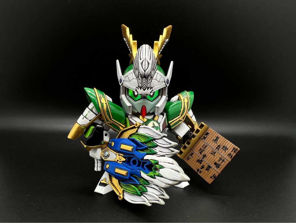 筆塗り全塗装 SDガンダム三国伝 – 孔明リ・ガズィ (真三國無雙color ver.)–4枚目/制作者：KaTim