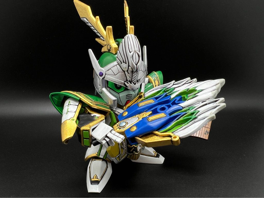 筆塗り全塗装 SDガンダム三国伝 – 孔明リ・ガズィ (真三國無雙color ver.)–3枚目/制作者：KaTim