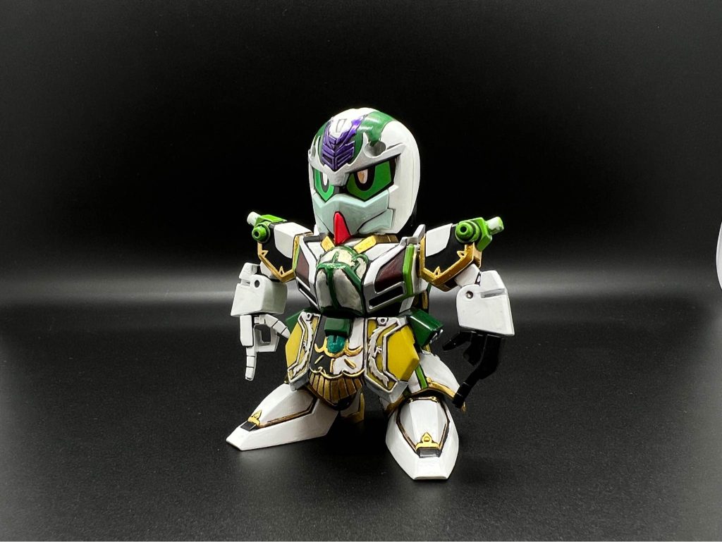 筆塗り全塗装 SDガンダム三国伝 – 孔明リ・ガズィ (真三國無雙color ver.)–6枚目/制作者：KaTim