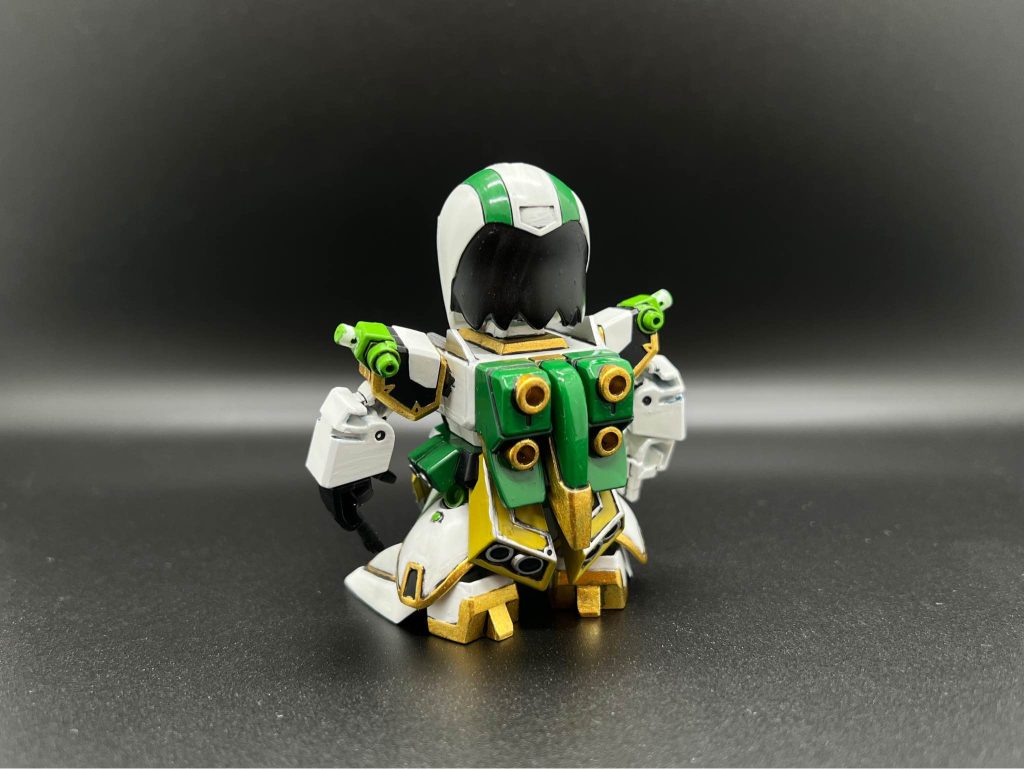 筆塗り全塗装 SDガンダム三国伝 – 孔明リ・ガズィ (真三國無雙color ver.)–7枚目/制作者：KaTim