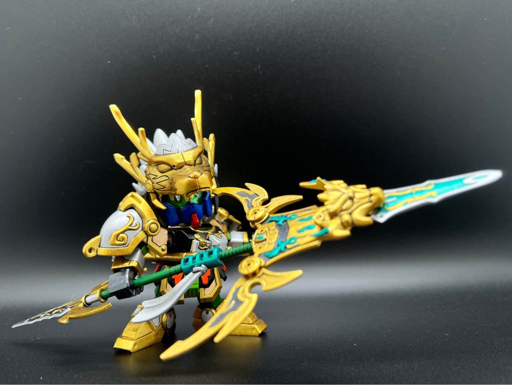 筆塗り全塗装 SDガンダム三国伝 – 馬超ブルーディスティニー (真三國無雙color ver.)–3枚目/制作者：KaTim