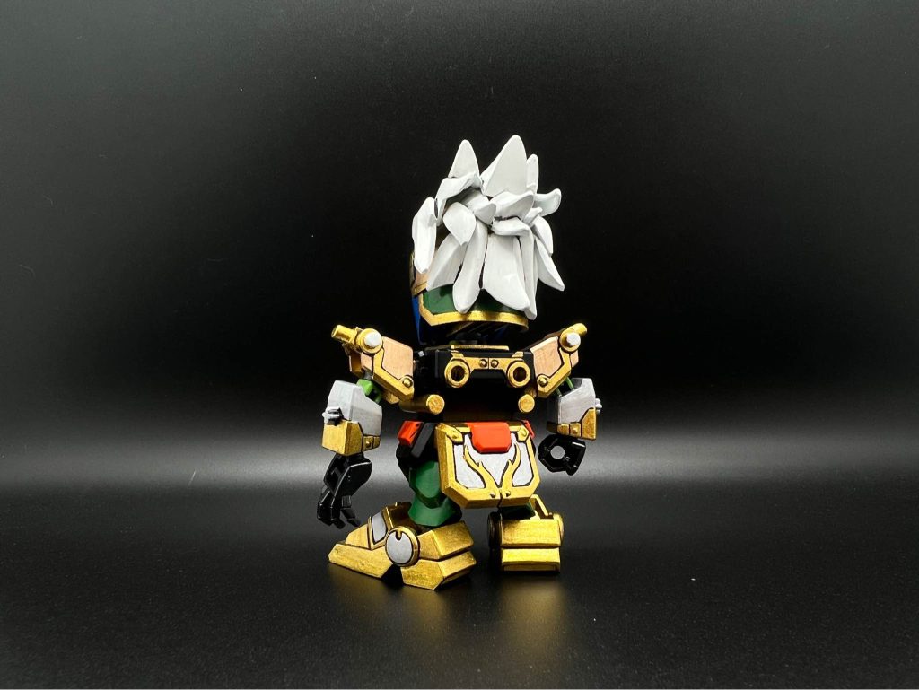 筆塗り全塗装 SDガンダム三国伝 – 馬超ブルーディスティニー (真三國無雙color ver.)–9枚目/制作者：KaTim