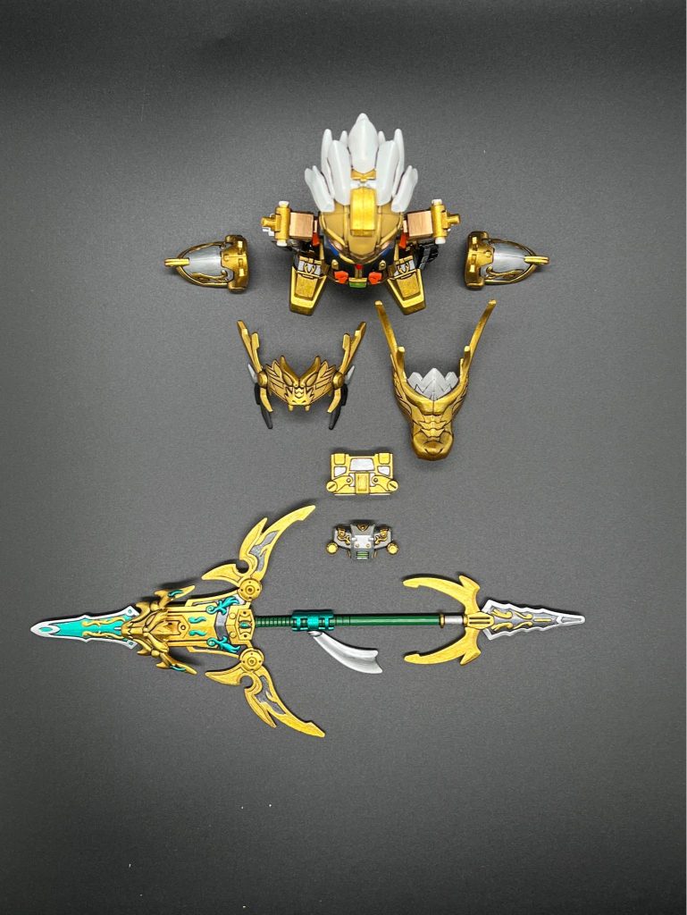 筆塗り全塗装 SDガンダム三国伝 – 馬超ブルーディスティニー (真三國無雙color ver.)–4枚目/制作者：KaTim