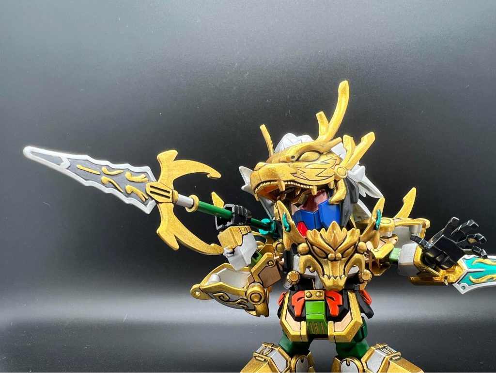 筆塗り全塗装 SDガンダム三国伝 – 馬超ブルーディスティニー (真三國無雙color ver.)–6枚目/制作者：KaTim