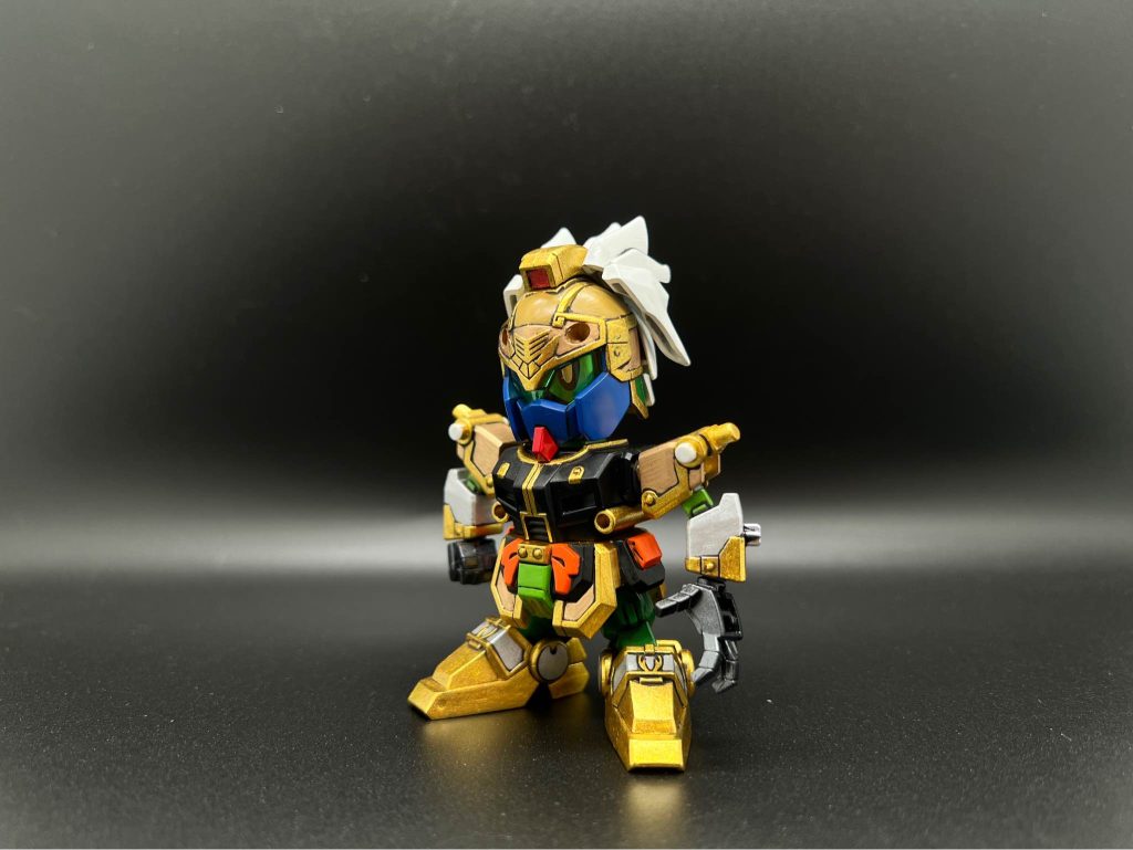 筆塗り全塗装 SDガンダム三国伝 – 馬超ブルーディスティニー (真三國無雙color ver.)–8枚目/制作者：KaTim