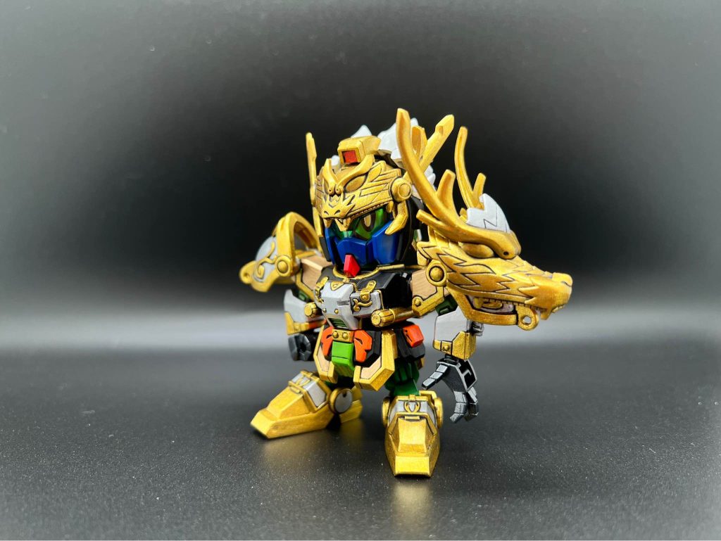 筆塗り全塗装 SDガンダム三国伝 – 馬超ブルーディスティニー (真三國無雙color ver.)–5枚目/制作者：KaTim