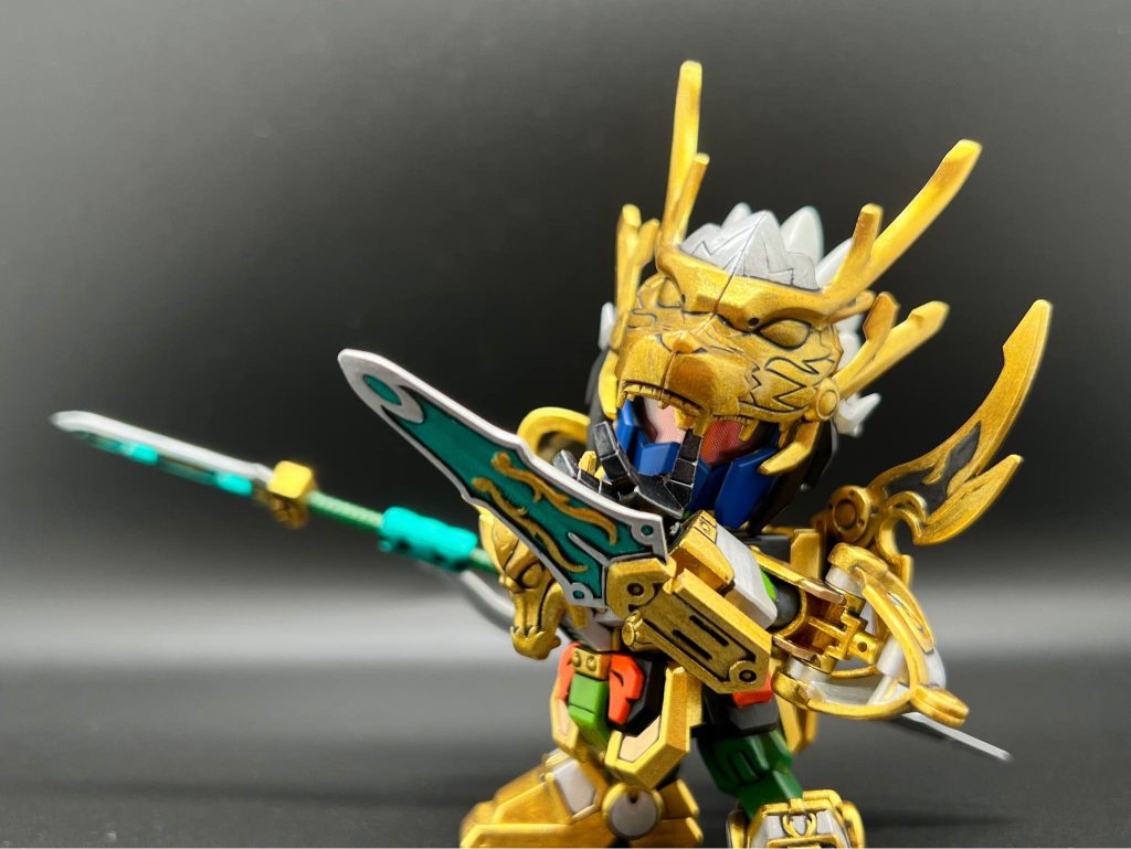 筆塗り全塗装 SDガンダム三国伝 – 馬超ブルーディスティニー (真三國無雙color ver.)–5枚目/制作者：KaTim