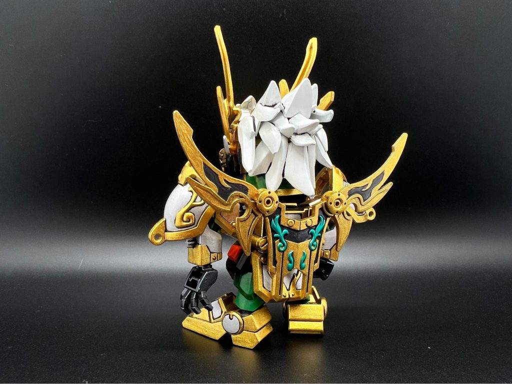 筆塗り全塗装 SDガンダム三国伝 – 馬超ブルーディスティニー (真三國無雙color ver.)–8枚目/制作者：KaTim