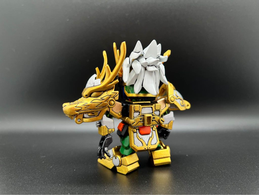 筆塗り全塗装 SDガンダム三国伝 – 馬超ブルーディスティニー (真三國無雙color ver.)–6枚目/制作者：KaTim