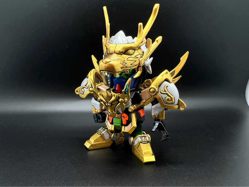 筆塗り全塗装 SDガンダム三国伝 – 馬超ブルーディスティニー (真三國無雙color ver.)–7枚目/制作者：KaTim