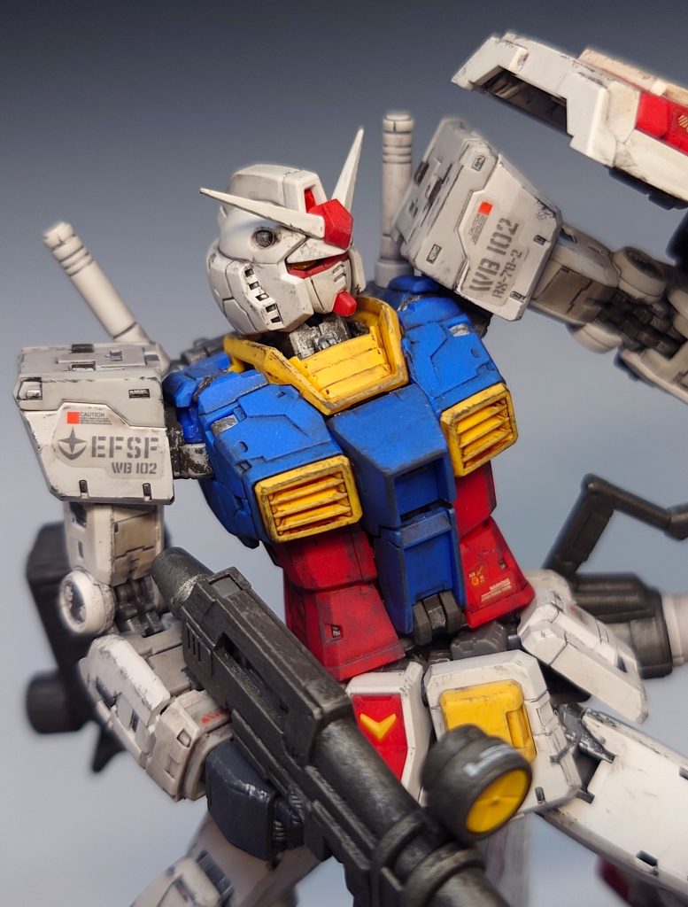 RG GUNDAM & ZEONG–4枚目/制作者：@12gugu0707