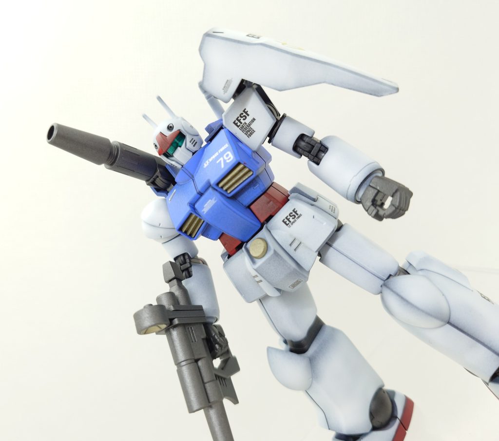 白部は黒立ち上げのグラデーション塗装に挑戦してみました。