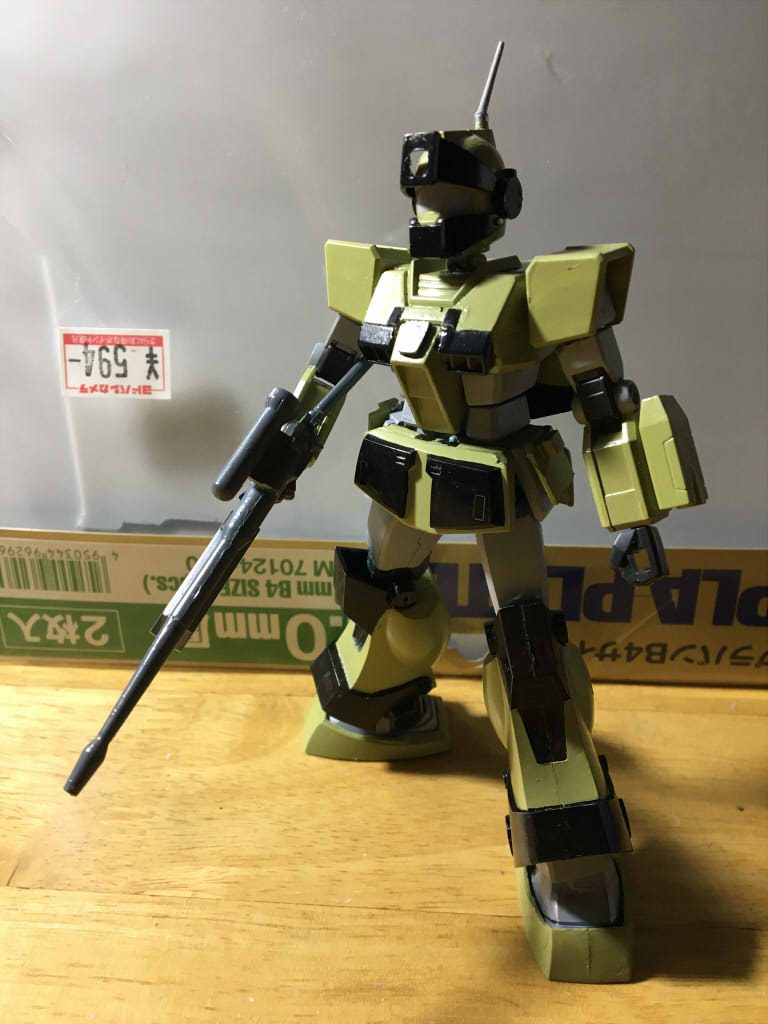 旧キット1/144×EG RGM-79 ジムスナイパーカスタム(EG RGM-79 GM