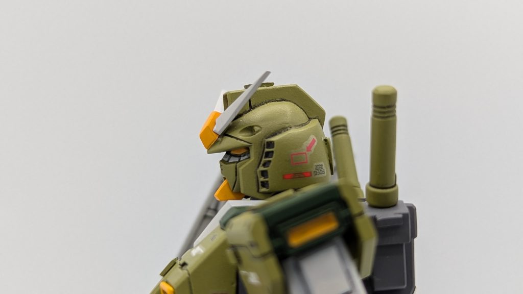 顎は少し延長した以外はそのまま使用しています。