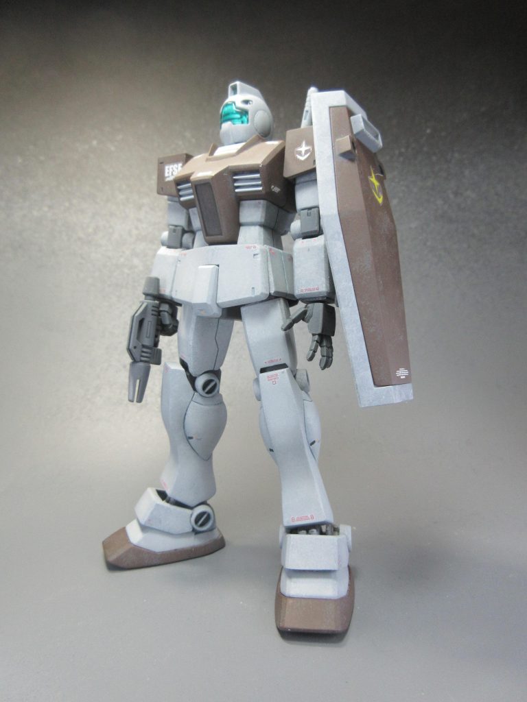 スポンジ塗装10年以上前に初めてエアブラシを使って完成させたジムをリペイント･デカール･トップコート