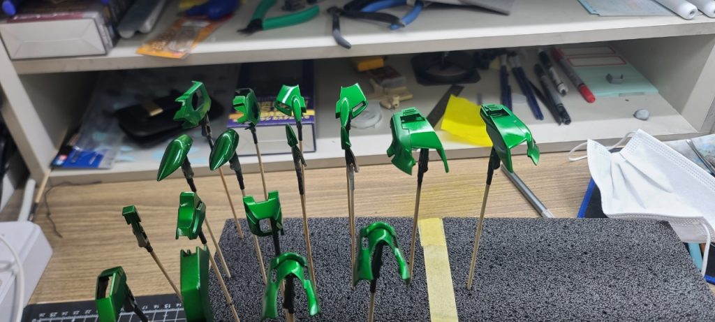 MG 시난주 그린  오버코팅–2枚目/制作者：honeysalt_08