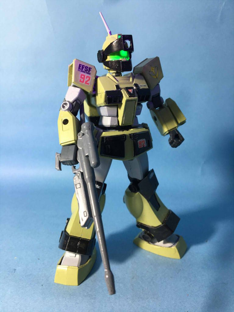 旧キット1/144×EG RGM-79 ジムスナイパーカスタム(EG RGM-79 GM SNIPER CUSTOM)–8枚目/制作者：enarin