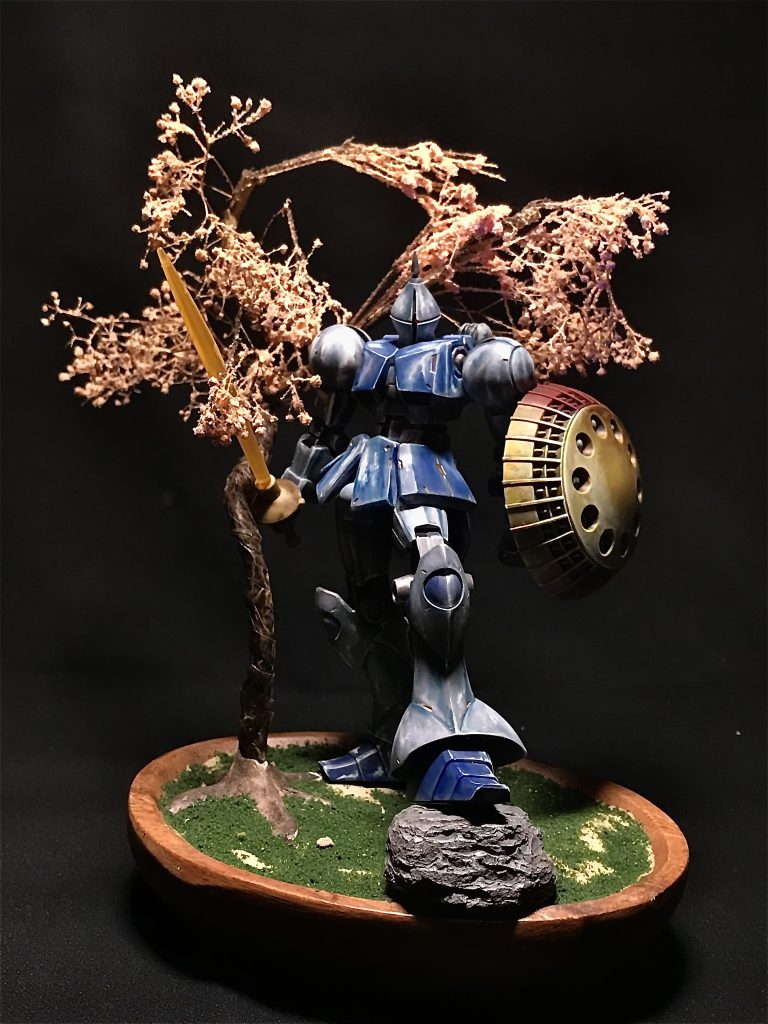 ギャンと夜桜–2枚目/制作者：ukyo