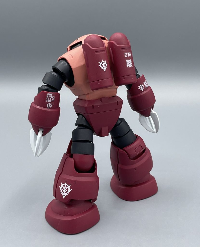 バックショット 前面をシンプルにした分、バックショットにデカールで情報を詰め込みました。