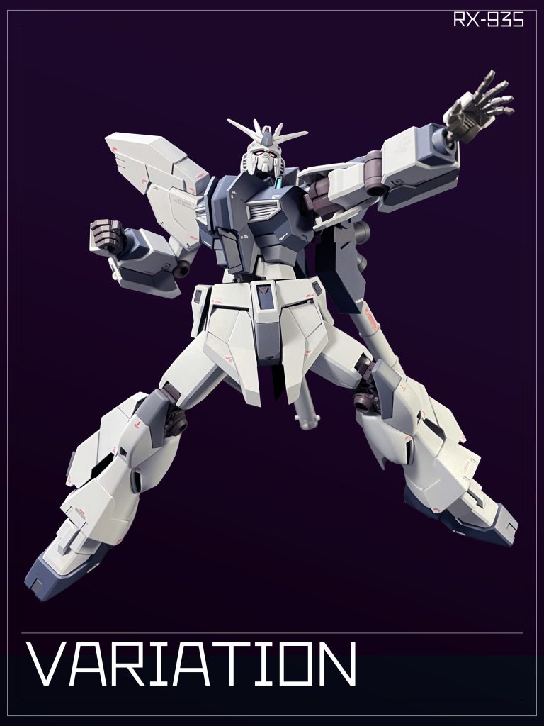 第二次ネオ・ジオン抗争の終結と「RX-93」ロールアウト前倒しにより、考案された兵装プランは殆どが立ち消えたとされる。しかし、後の再編計画では、これらの兵装プランで考案された技術を母体に¨原石¨そして¨一角獣¨が産み落とされた。With the end of the Second Neo Zeon War and the accelerated rollout of the “RX-93,” most of the armament plans that were devised have disappeared. However, the UC plan spawned the¨Stein¨ and¨Unicorn¨ on the basis of the technology devised in these armament plans.