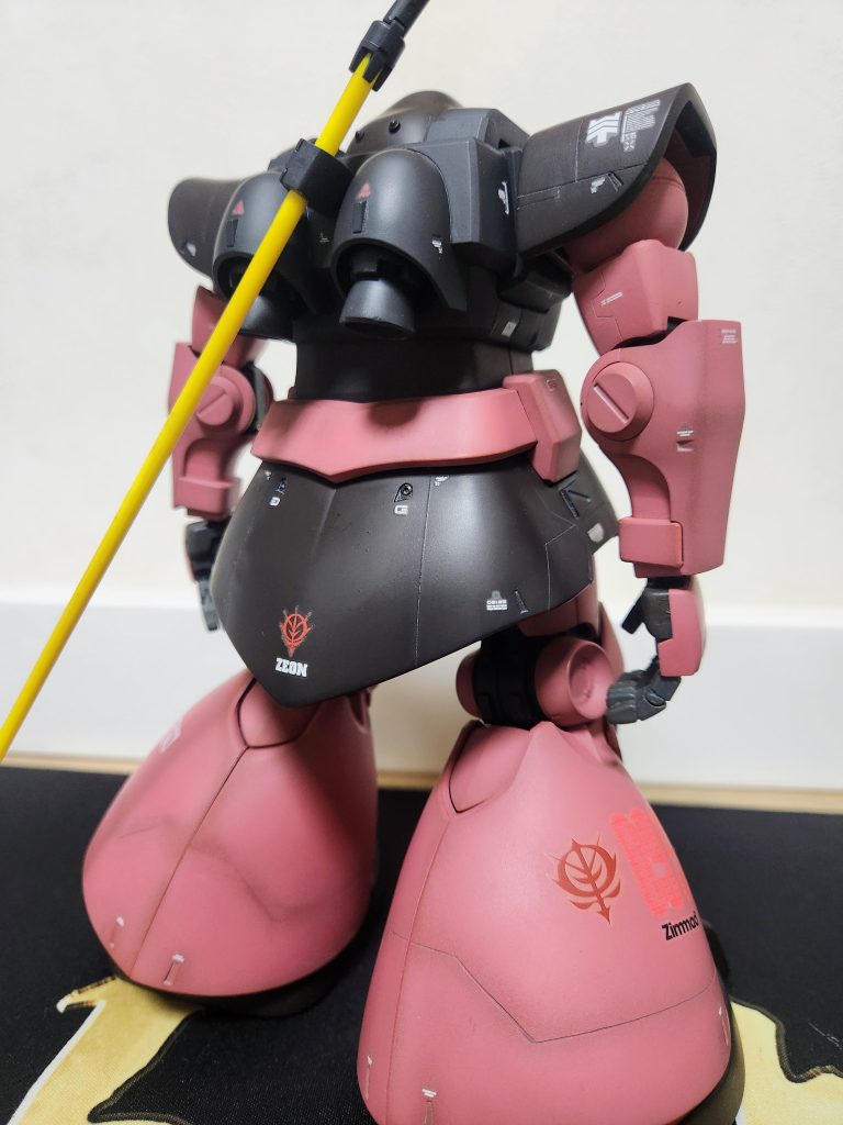 テスト飛行と模擬戦明けをイメージして作成したので、今回もウェザリングは控え目にしています。