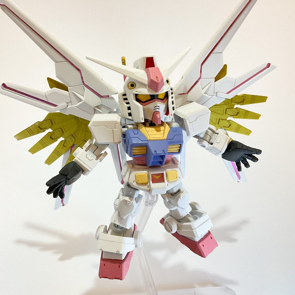 ガンダムを元気付けるためにプラウドディフェンダーをエンゲージしてあげました。うん、なかなかイイよ!まだまだイケるよ!頑張れガンダムのおっちゃん(45)