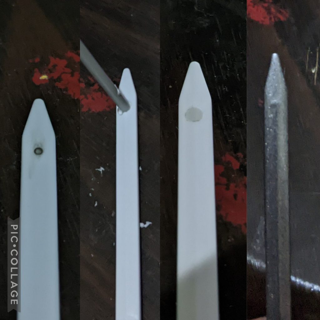 轟雷剣は剣先の何かの跡も修正！！