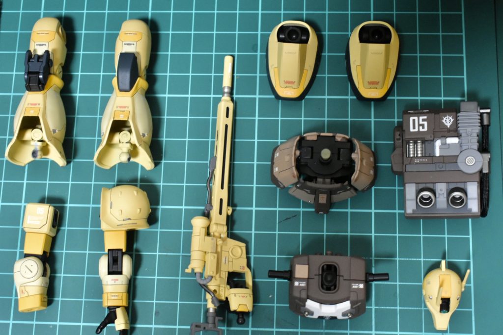 各パーツ塗り分け⭕️