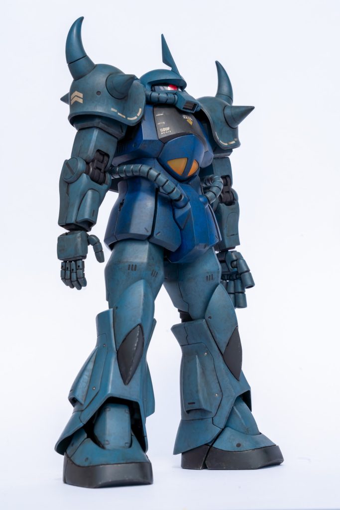 なんか首が埋まっててアゴが出てる気がするけど、元々こういうデザインだしな…で改造せずにスルー。時短だからね。