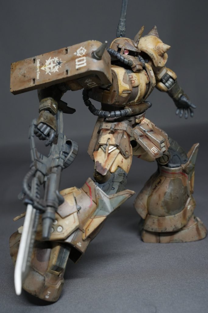 『HG 高機動型ザク地上用（エグバ機）』でウェザリング練習–5枚目/制作者：bossboss