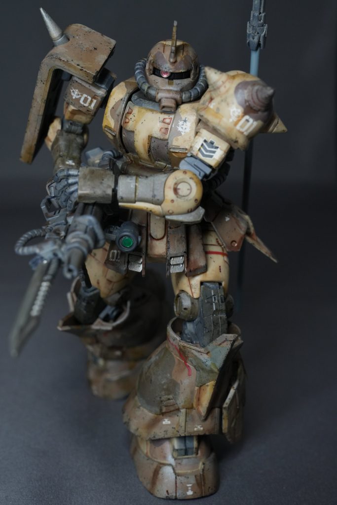 『HG 高機動型ザク地上用（エグバ機）』でウェザリング練習–9枚目/制作者：bossboss
