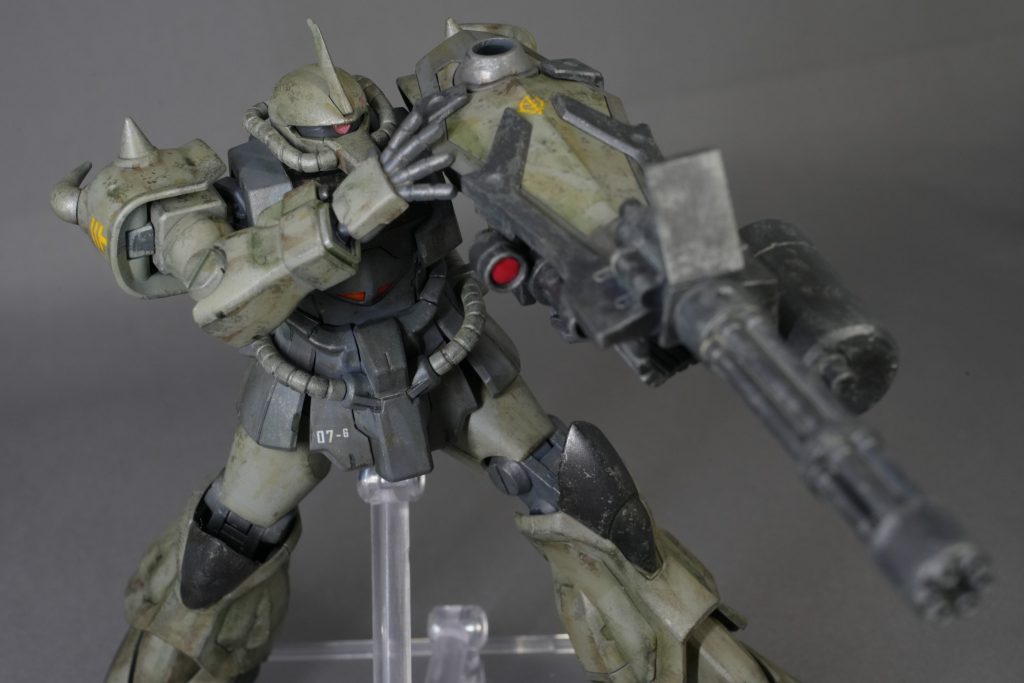 塗り直すか悩んだりもしましたが・・・「面倒くさいのでウェザリングで誤魔化したら良くね？」と。