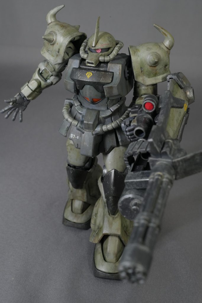 思っていたものとは違ったけど、これはこれで満足。ミリタリー感、逆に増々です。想定通りにいかないのもガンプラの楽しさ。