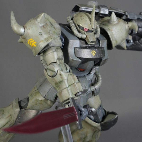 HGUC グフカスタム』市街地戦カラー｜bossbossさんのガンプラ