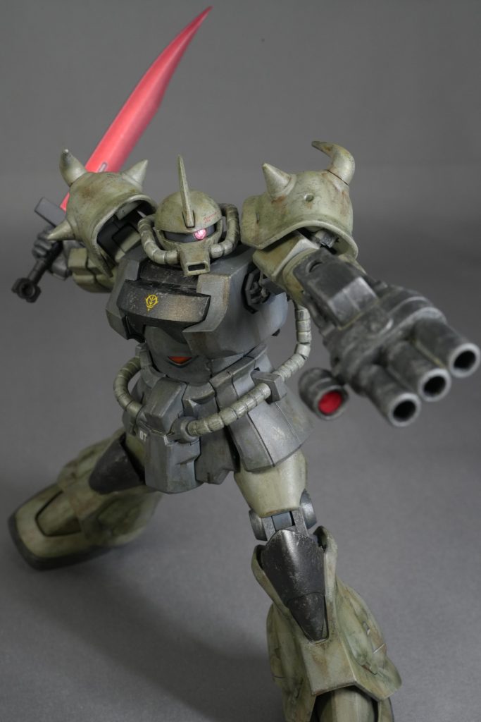 ヒートソードは地味にマットキャンディ塗装。今後の塗装の練習として。