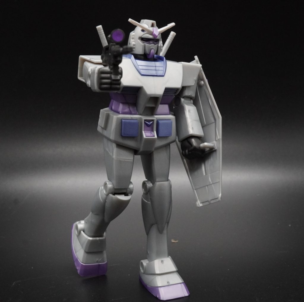 ライフルスコープ部を塗装しました。成形色に、合わせてキャンディーパープルです。