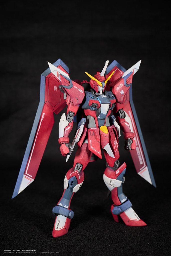 イモータルジャスティスガンダム　Immortal Justice Gundam–3枚目/制作者：EF_Dock