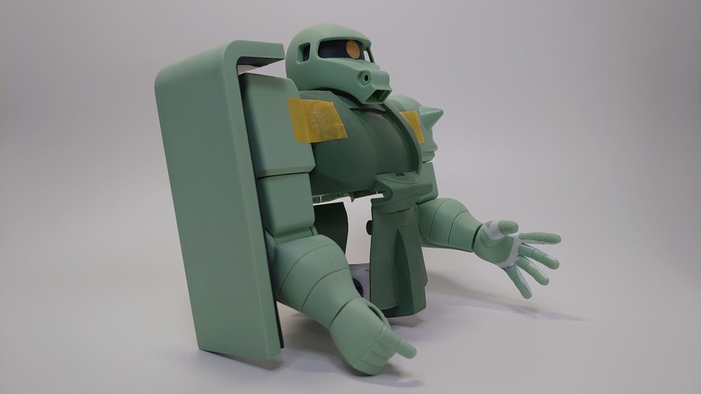 旧キット1/60量産型ザク–7枚目/制作者：しらいし