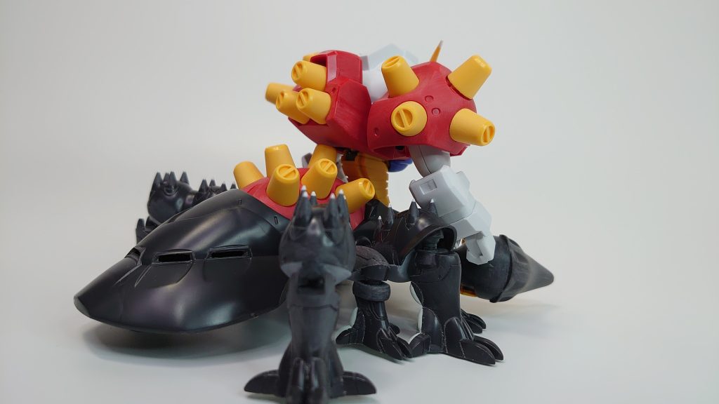 デビルガンダム改造終了状態。