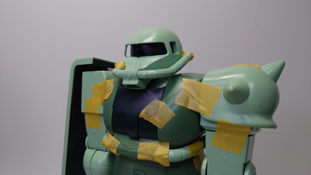 旧キット1/60量産型ザク–5枚目/制作者：しらいし