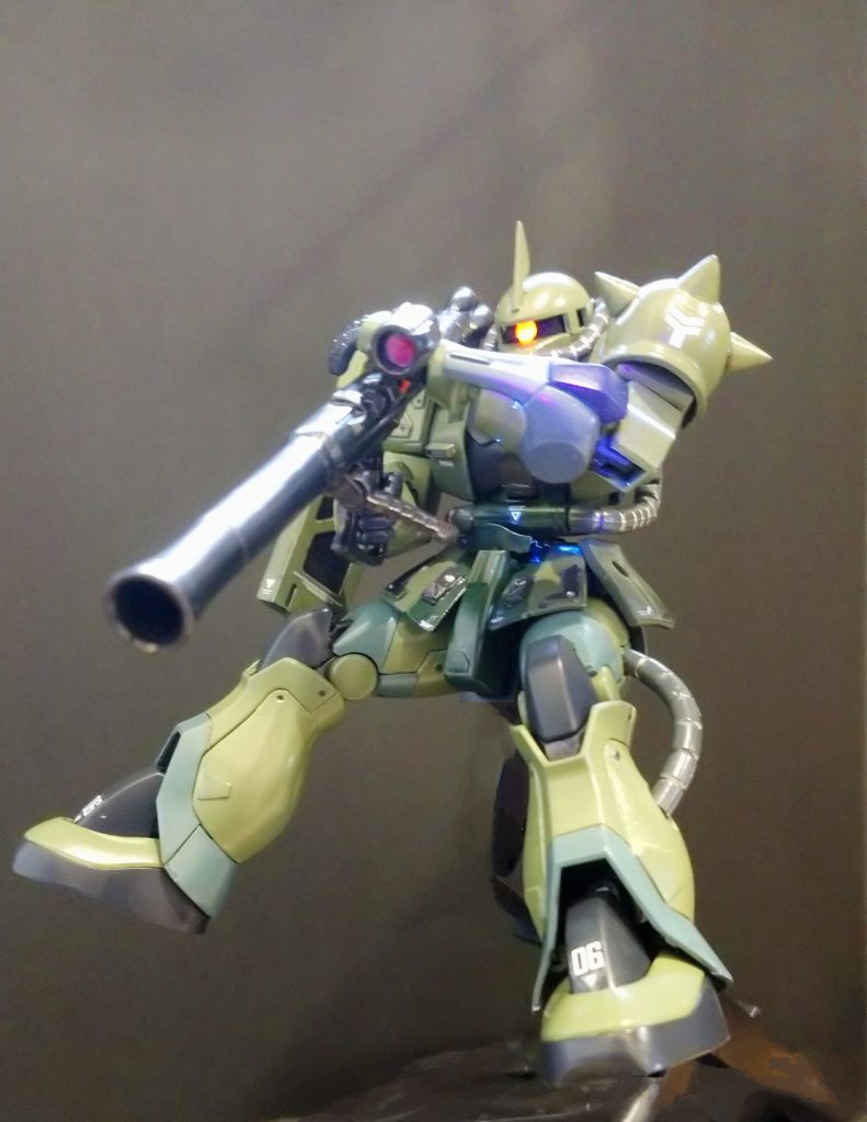 ザクにバズーカ…無敵の組み合わせですね。ご飯が何杯でもいけそうです。…おかわり！