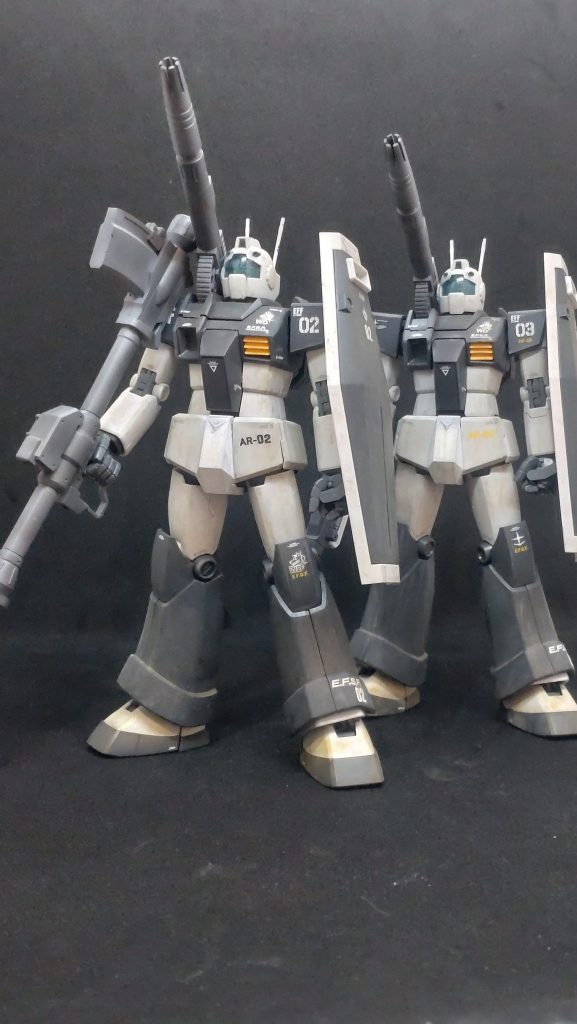 最初は赤色のMSV仕様で仕上げようと考えていたのですけど、欲しいのはこれだよねと。WDの武装はやっぱりこの2種で。ジムが手に入ると信じてファング1は今回見送りです。