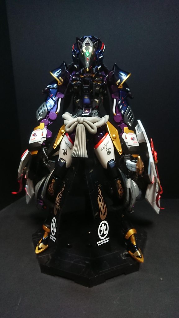 正面、キットはブロッサムの軽量化重視した居合特化のモデルになっております。